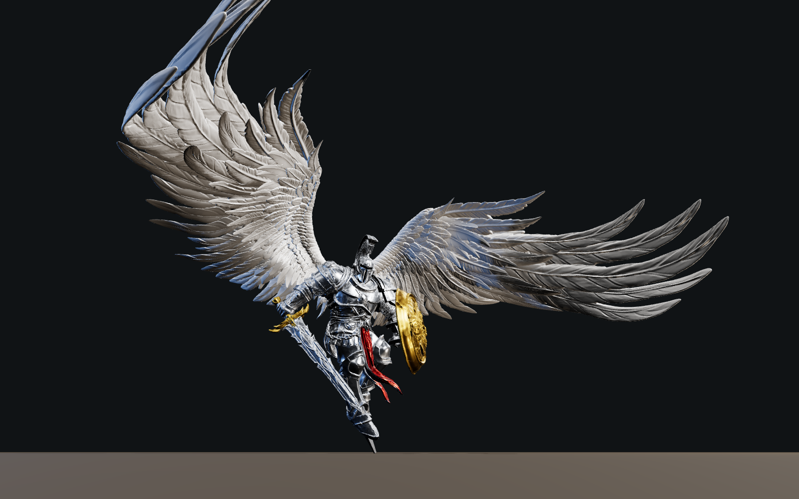 Lord Celestian Prime in silver NMM, up close