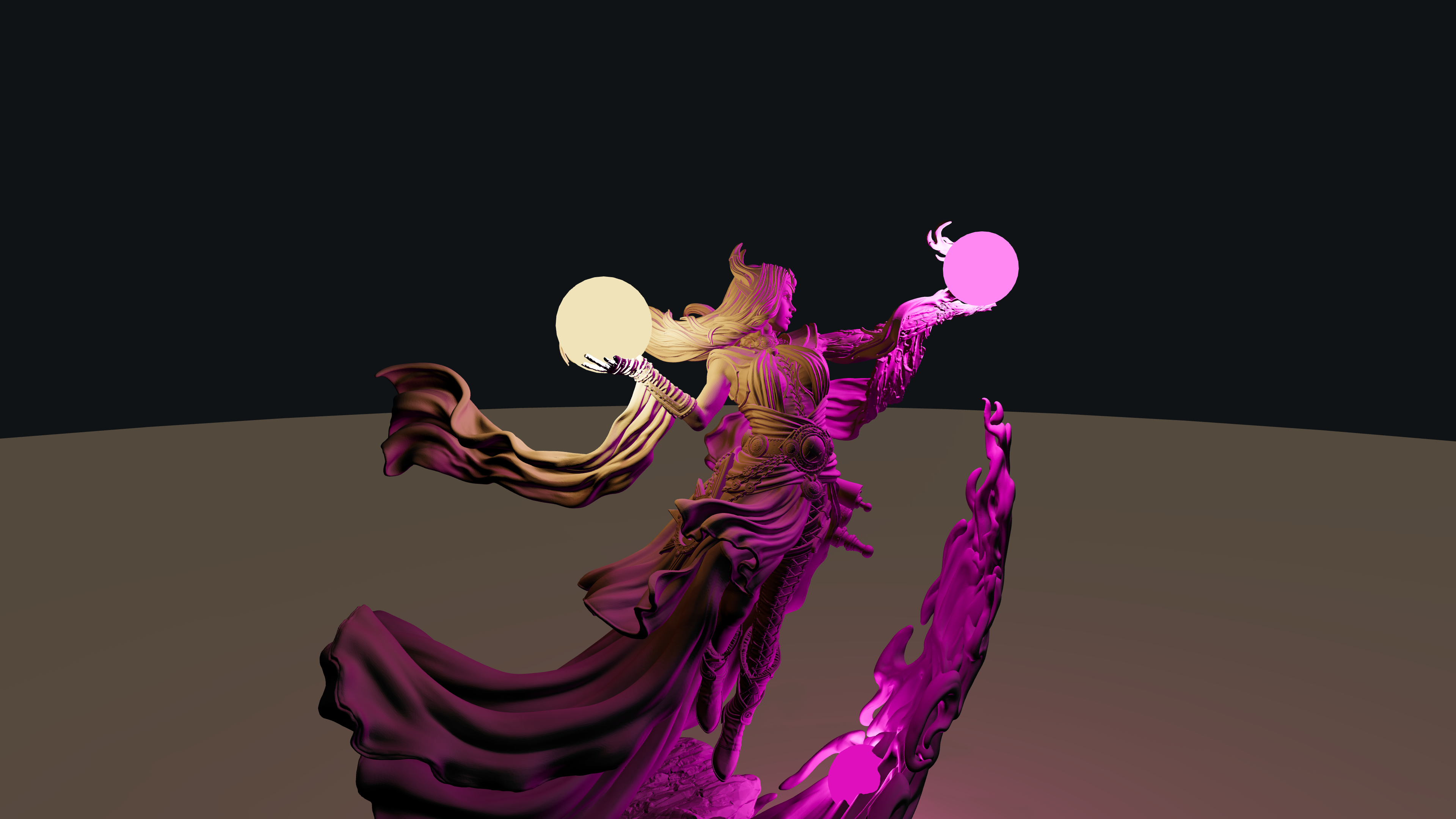 Silver NMM under arcane light